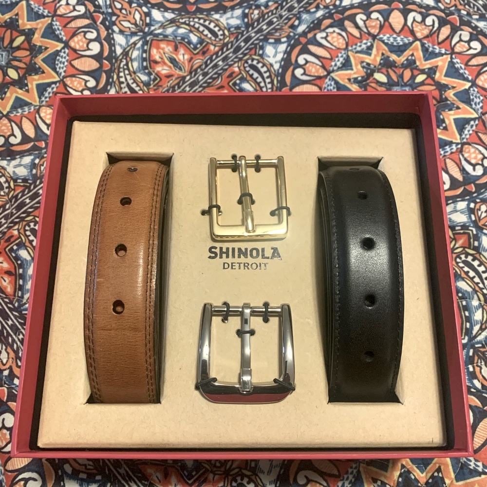 Shinola Detroit Men’s Belt